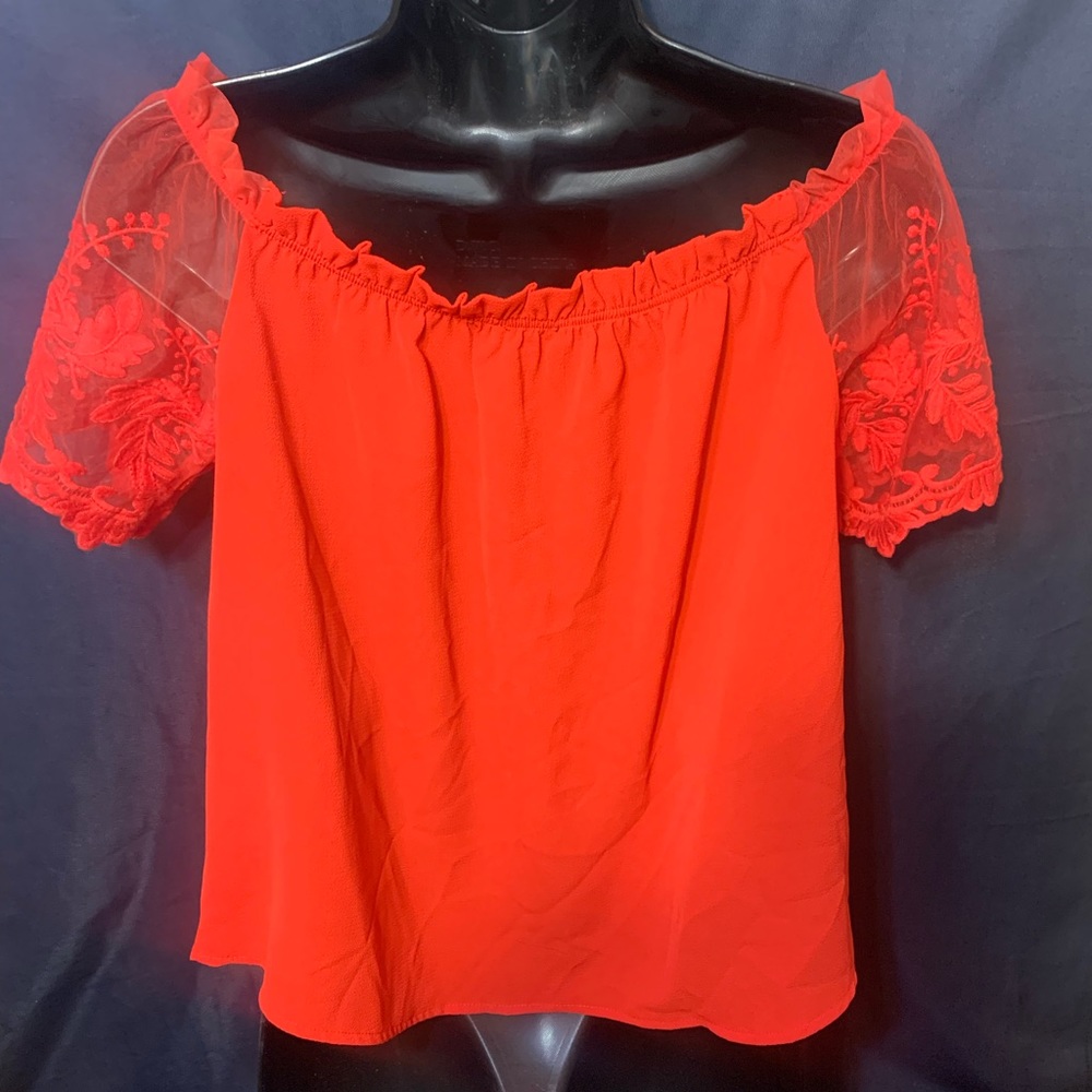 Women’s Bright Red Blouse